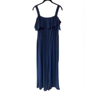 Roz‎ & Ali Cold Shoulder Navy Jumpsuit